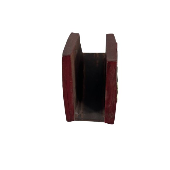 Rustic Welcome to Our Cabin Napkin Holder Log House Lodge Decor Resin - Picture 6 of 8